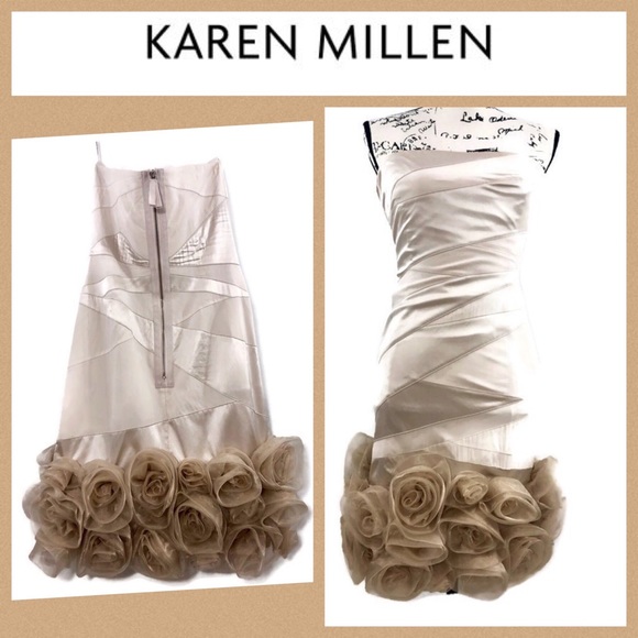 Karen Millen Dresses & Skirts - Karen Millen Wiggle Strapless Corset Dress